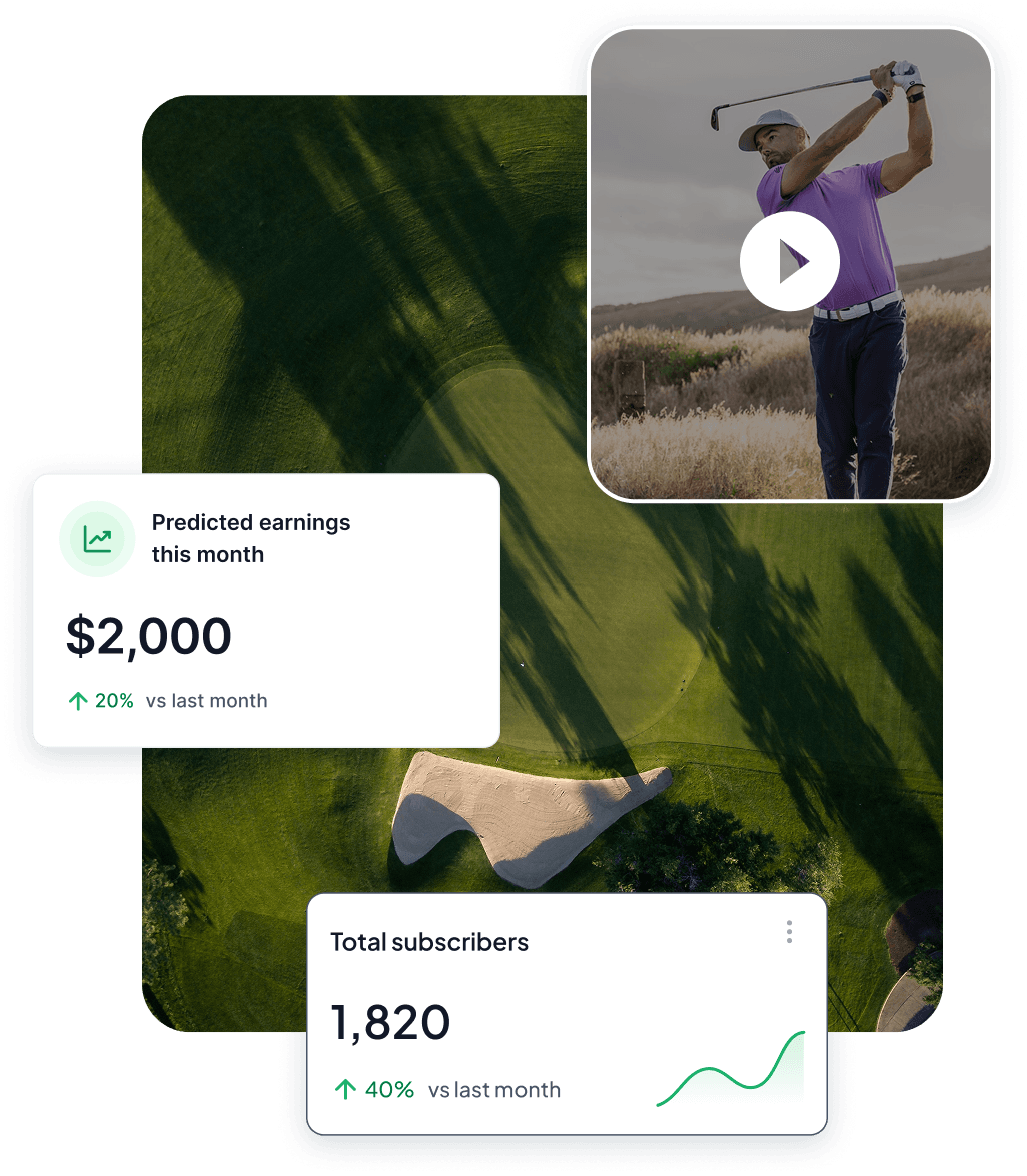 Golf course background