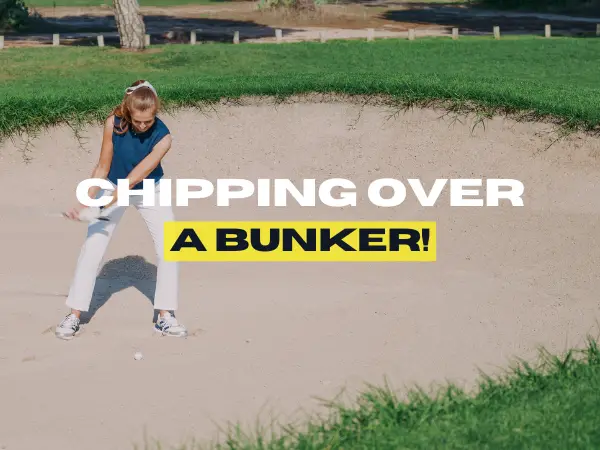 Chip Over A Bunker In Tough Conditions