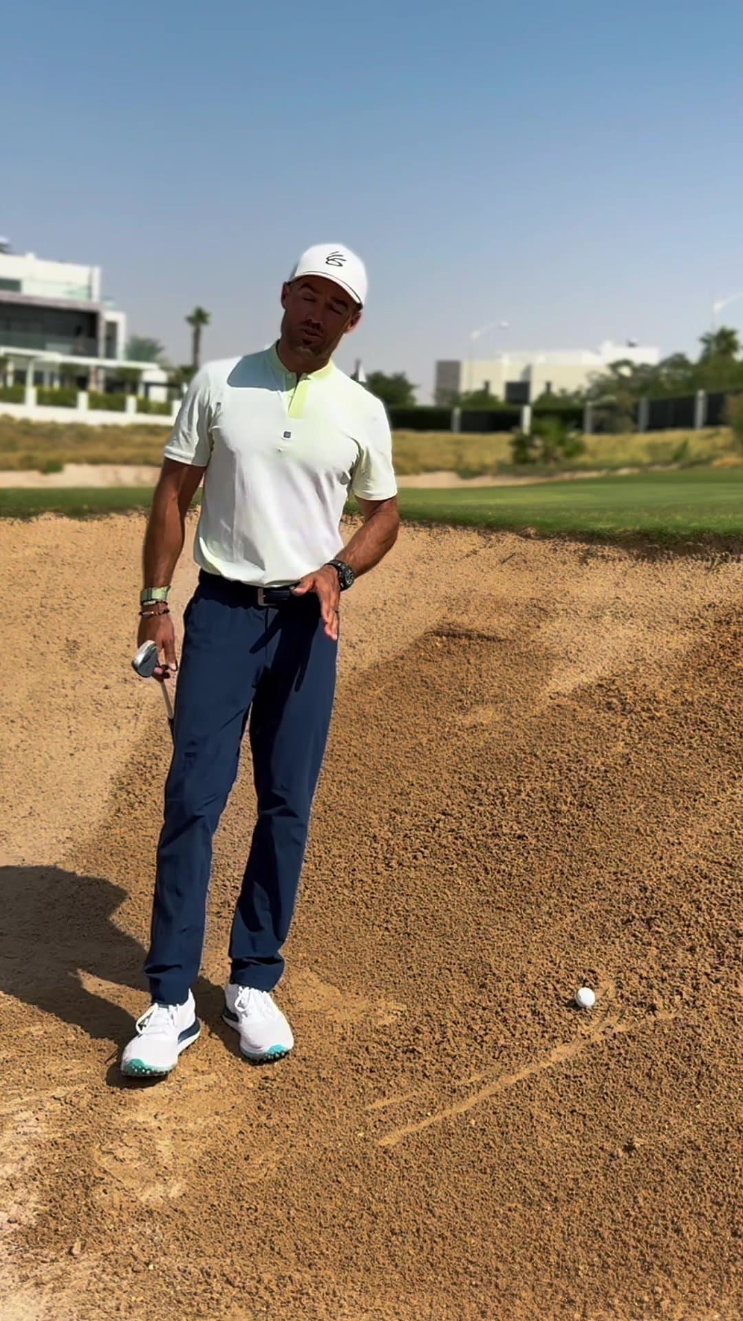 BUNKER SHOTS FOR ALL SKILL LEVELS: BALL ABOVE FEET