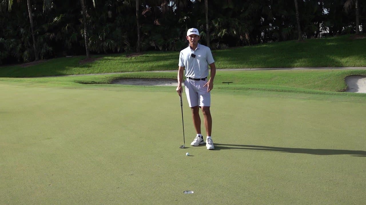 PUTTING  DRILL #2 - LOOK AT THE HOLE